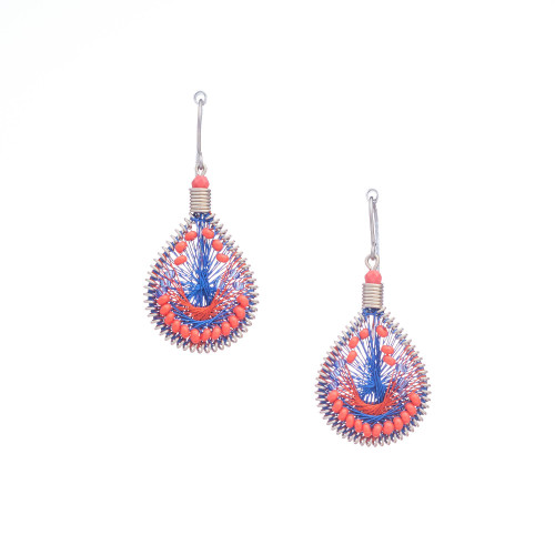 Silk Thread Earrings, Large – Cerulean Arts